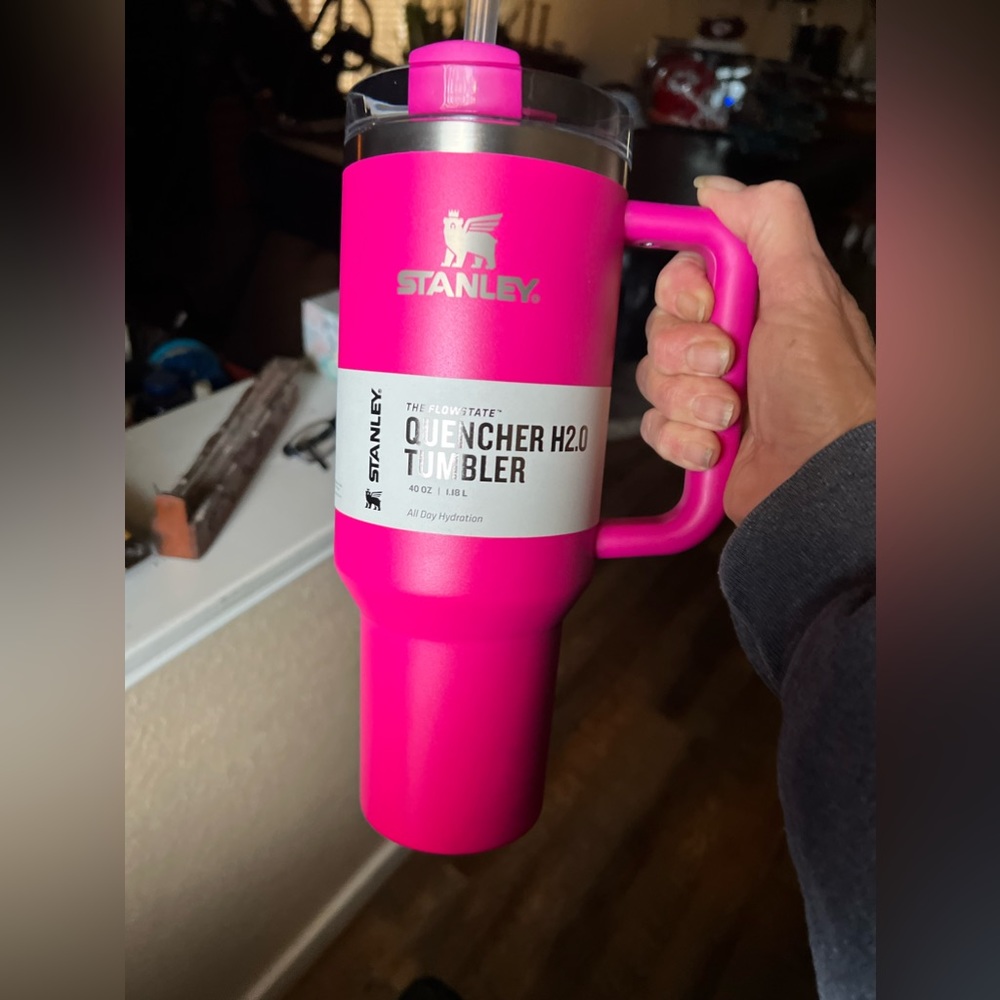 Stanley H2.0 40 oz tumbler in Camelia